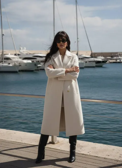 Coastal Chic Fashion Portrait