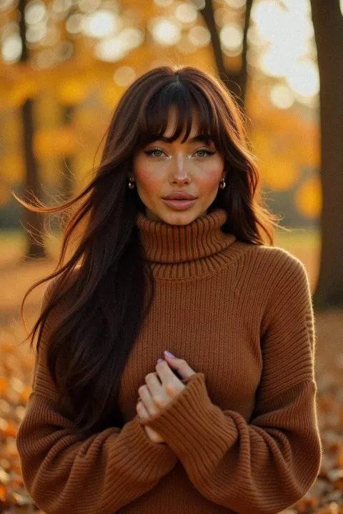 Golden Autumn Forest Portrait