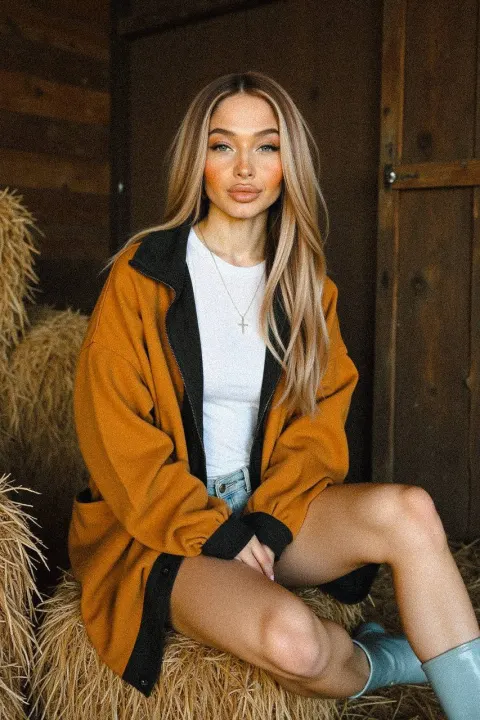 Barn Fashion Portrait