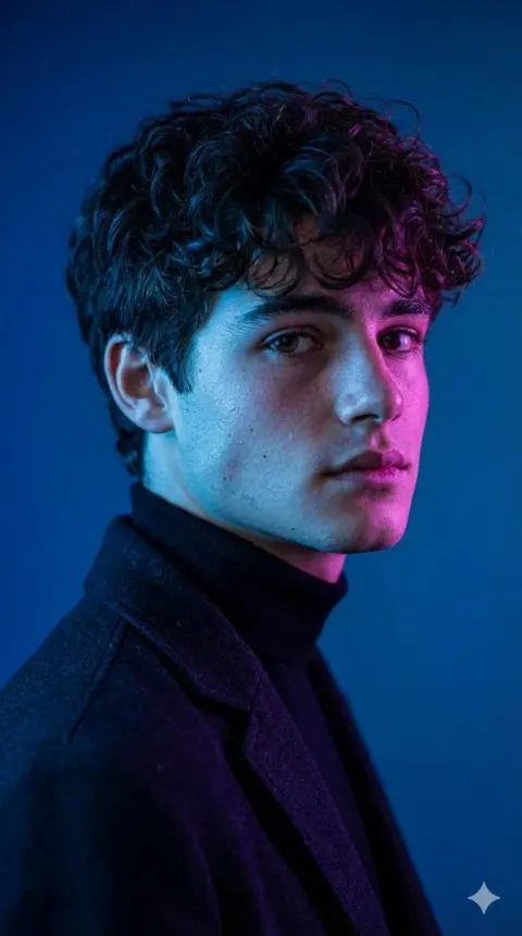 Neon Cinematic Portrait Shot