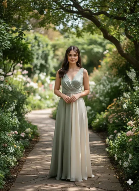 Elegant Garden Portrait Photography