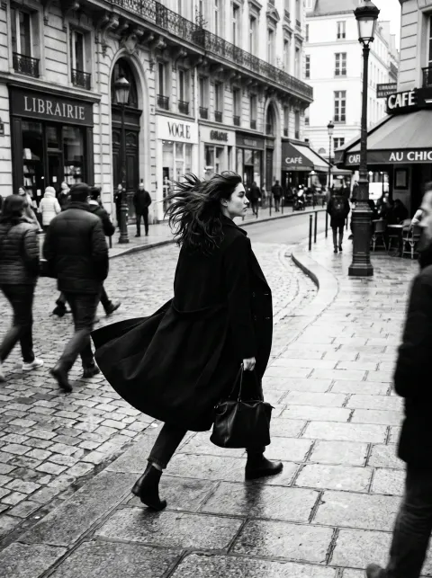 Black and White Fashion Street Photography