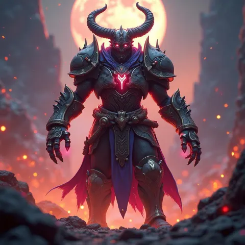 Diablo Robot Shaman in Bold Advertising Style