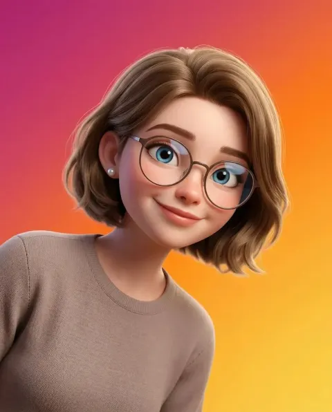 Pixar Style Youth 3D Portrait