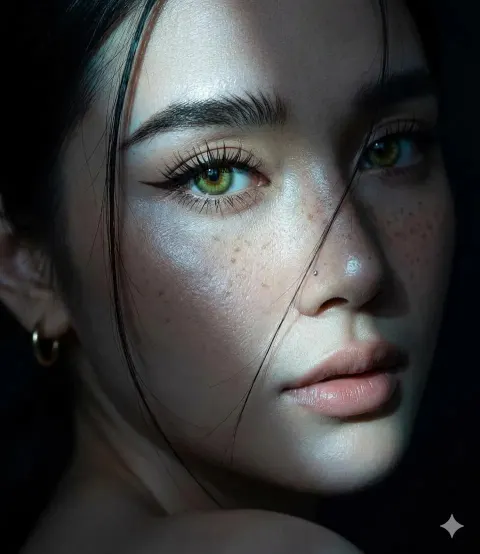 Cinematic Chiaroscuro Portrait