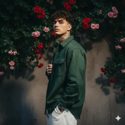 Cinematic Dark Green Portrait