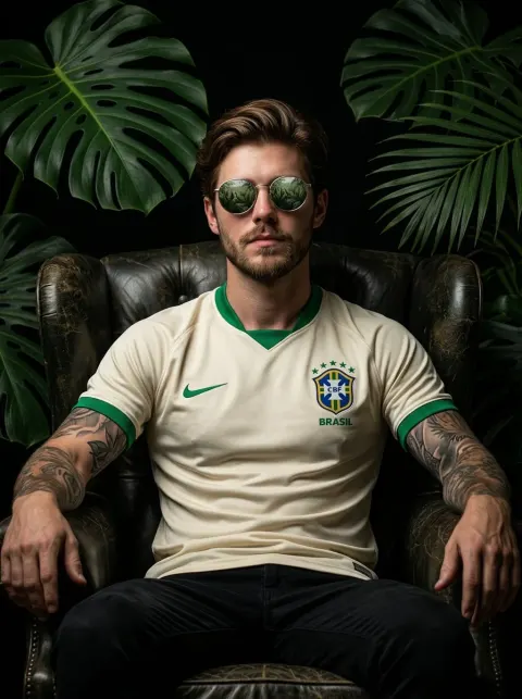 Cinematic Football Player Portrait