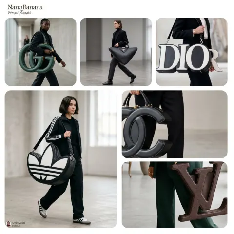 Luxury Logo Handbag Editorial