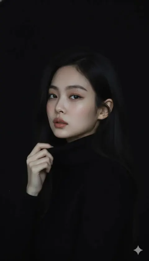 Moody Cinematic Woman Portrait