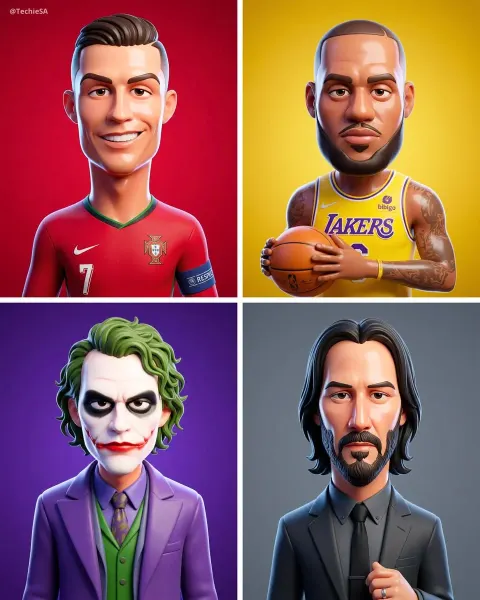 Photo to Pixar Style 3D Cartoon