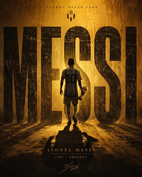 Messi Legendary Minimalist Poster