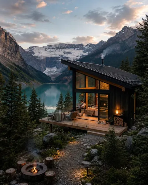 Luxury Cabin by Crystal Alpine Lake