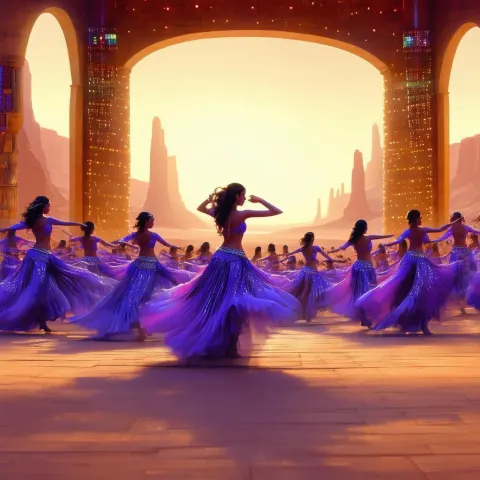 Manga Concert Hall With Desert Bellydance