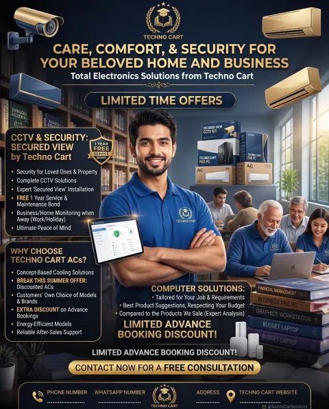 Electronics Store Summer Security Sale