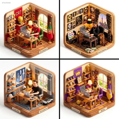 3D Isometric Character Diorama Generator