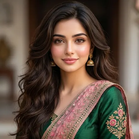 Beautiful South Asian Woman Portrait