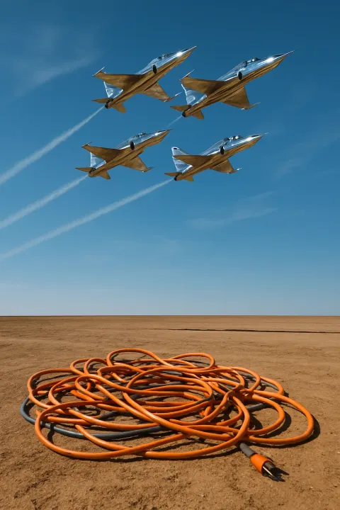 Four Shining Aircraft