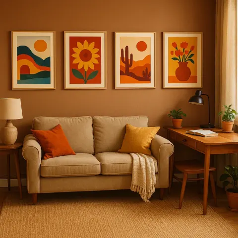 Room Exudes Warmth