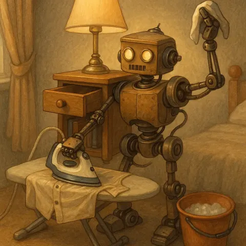 Bedside Table Turned into a Robotic Assistant and Started Carrying