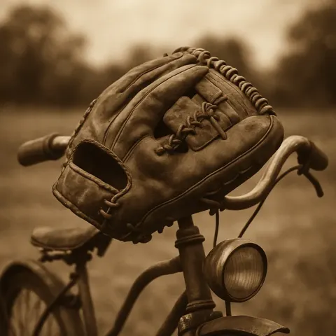 Craft a Sepia-hued Image Showcasing a Vintage Bicycle