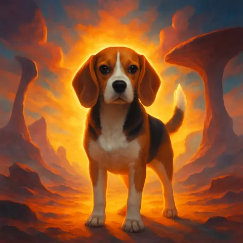 Through an Artistic Style Often Utilized for Backgrounds
