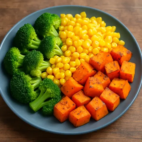 Vibrant Dish Featuring Roasted Sweet Potatoes