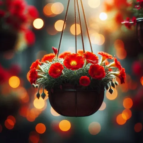 Stunning Close-Up of Red Portulaca Flower