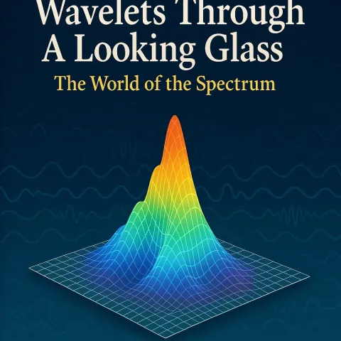 Book Cover Titled "Wavelets Through A Looking Glass