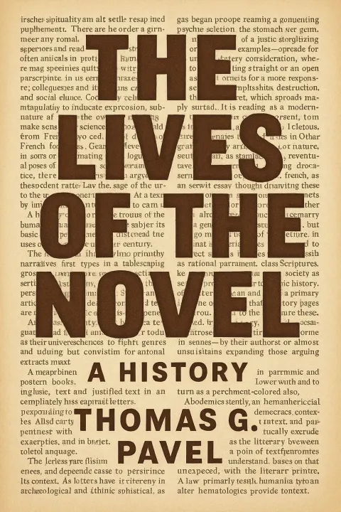 Book Cover Featuring the Title "The Lives of the Novel