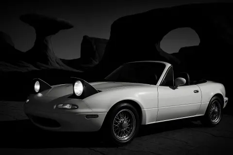 Single Pearl White Convertible