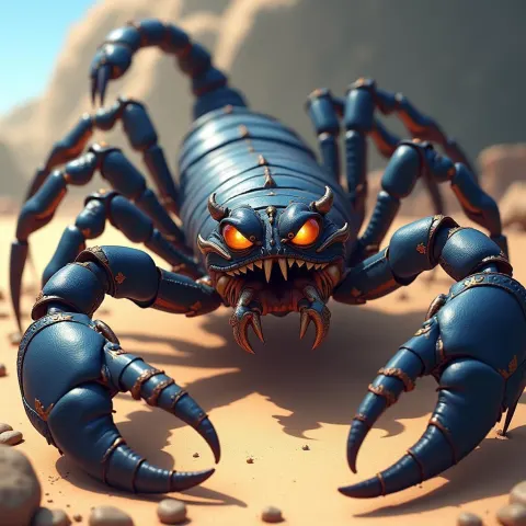 Majestic Anime Scorpion in a Dynamic Pose