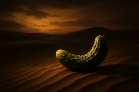 Across Vast Sand Dunes Rippled by Wind at Sunset