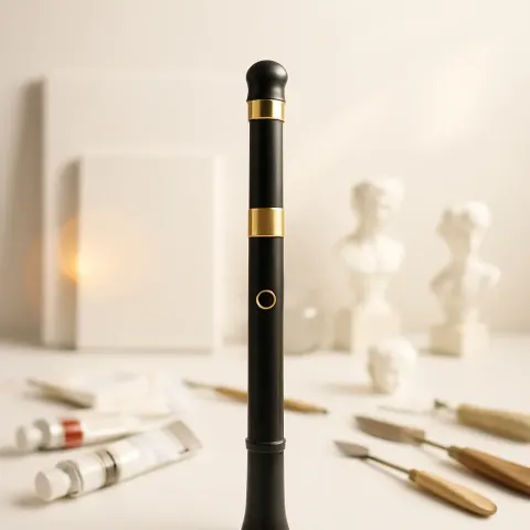 Single Ebony Flute