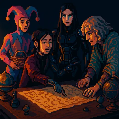 8-bit Styled Scene