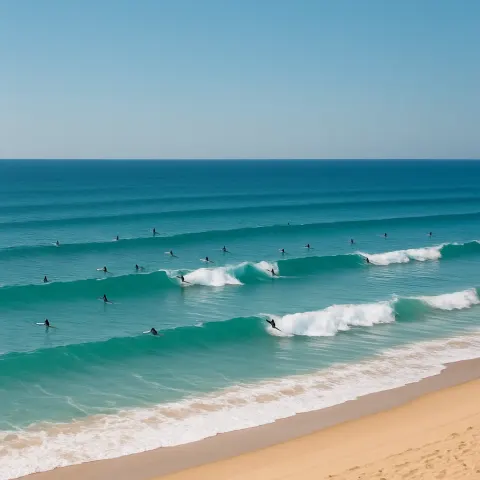 Dozen Distant Surfers