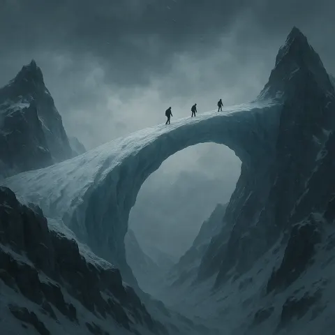 Few Solitary Figures Traverse a Colossal