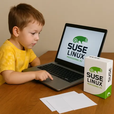Child in a Yellow Tie-dye Shirt Interacts with a Laptop