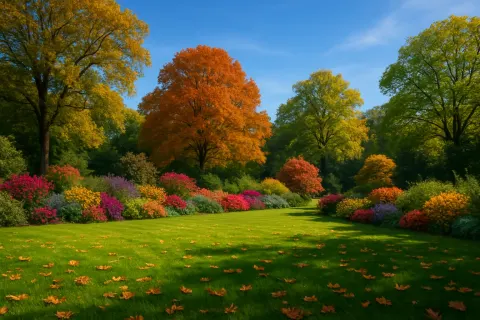 Image Captures a Tranquil Scene Featuring a Vibrant Expanse