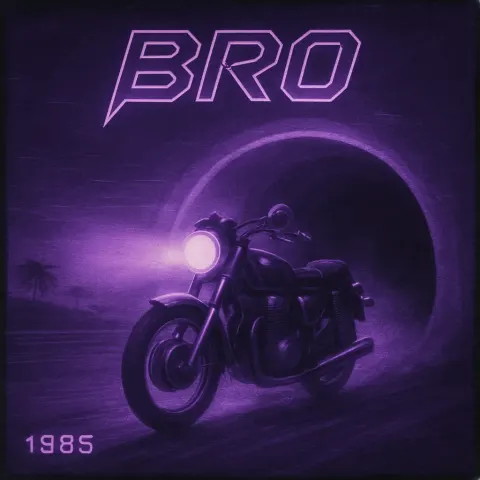 Album Cover with a Retro-futuristic Vibe That Perfectly Captures