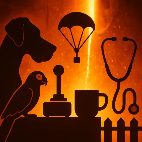 Minimalist Great Dane