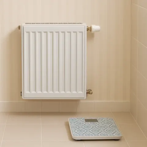 Pale Gray Radiator
