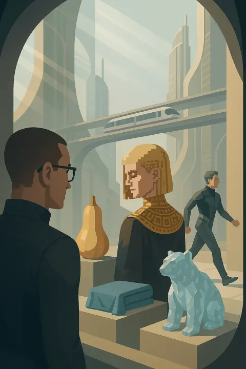 Naturally Framed Within a Frame by Elements of the Futuristic