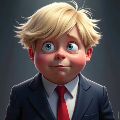 Boris Johnson Reimagined as Family Guy Anime