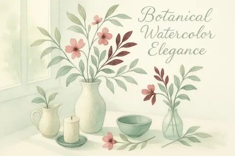 Peaceful Tabletop Arrangement Using the Following JSON Profile