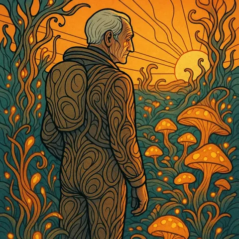 Elderly Pioneer Astronaut