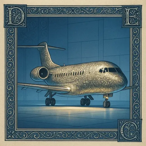 Evoking a Meticulously Crafted Illustration Through its Ornate Borders
