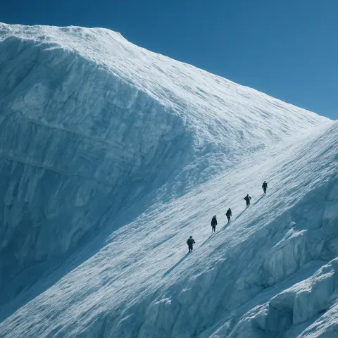 Small Group of Mountaineers