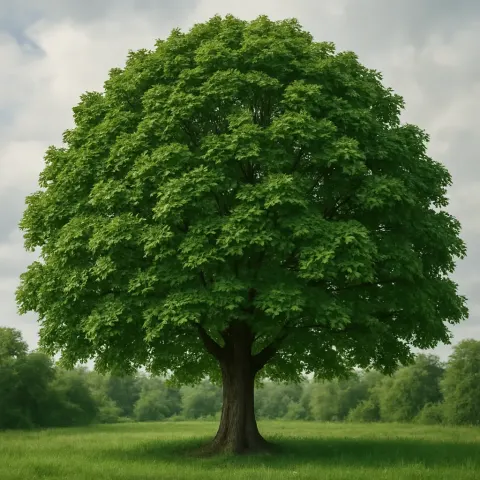 Grand Maple Tree Dressed in Vibrant