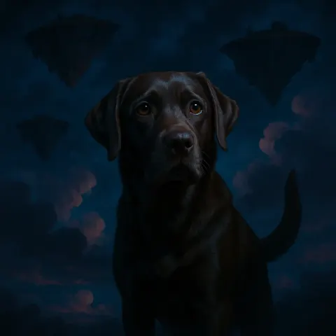 Single Chocolate Labrador Retriever