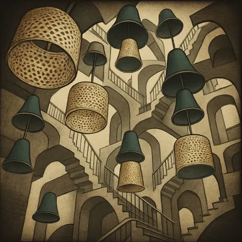 Within an Impossible Architecture of Escher-like Stairways and Perspectives